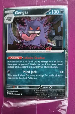 Gengar 050/088 - EB Games Promo - SEALED Pokemon TCG Promo Card EBGames - Image 1