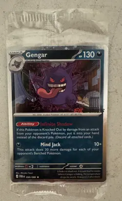 Gengar 050/088 EB Games Stamped Holo Promo Pokemon Card Sealed - Image 1