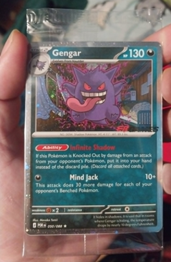 Gengar 050/088 EB Games Stamped Promo SEALED Pokemon TCG Card - Image 1