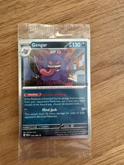 Gengar 050/088 EB Games Stamped Holo Promo Pokemon Card Sealed - Image 1