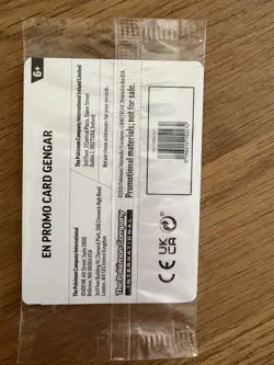 Gengar 050/088 EB Games Stamped Holo Promo Pokemon Card Sealed - Image 4