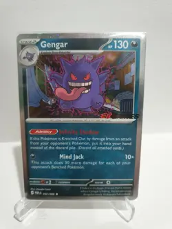Gengar 050/088 EB Games Stamped Holo Promo Pokemon Card Sealed - Image 1