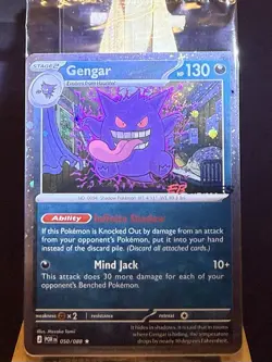 SWIRL 💫Gengar 050/088 - EB Games Promo Australian SEALED Pokemon TCG Promo Card - Image 2