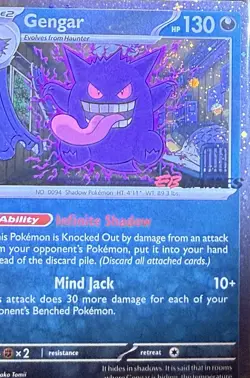 SWIRL 💫Gengar 050/088 - EB Games Promo Australian SEALED Pokemon TCG Promo Card - Image 3