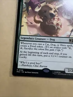 MTG Lucky the Pizza Dog MSC 0726 R NM Regular - Image 3