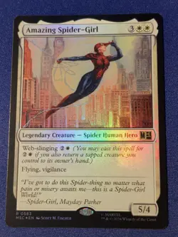 MTG Marvel Super Heroes Eternal Legal, Amazing Spider-Girl - Foil - Image 1