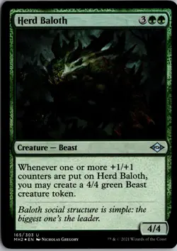 Herd Baloth 165 Uncommon Modern Horizons 2 Magic: The Gathering Foil Near Mint - Image 1