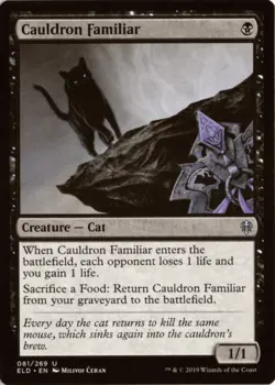 Cauldron Familiar 81 ELD Throne of Eldraine NM - Image 1