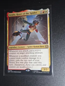 Arana, Heart of the Spider - 123 - SPM - NM - MTG Magic the Gathering - Image 1