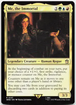 Me, the Immortal 147 NM Universes Beyond: Doctor Who Rare Magic: The Gathering - Image 1