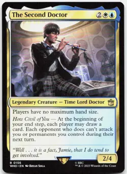 The Second Doctor 156 NM Universes Beyond: Doctor Who Rare Magic: The Gathering - Image 1