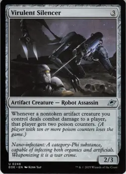 Virulent Silencer U Edge of Eternities 248 NM MTG - Image 1