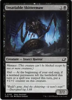 Insatiable Skittermaw C Edge of Eternities 108 NM MTG - Image 1