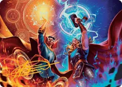 We Say Thee Nay! Gold Stamped Signature Art Series Magic Marvel MTG 7/45 - Image 1