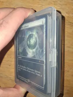 Magic: the Gathering 50 Different Artifact & Enchantment Cards W/ Plastic Case - Image 1