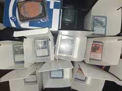 Magic: the Gathering 50 Different Artifact & Enchantment Cards W/ Plastic Case - Image 2