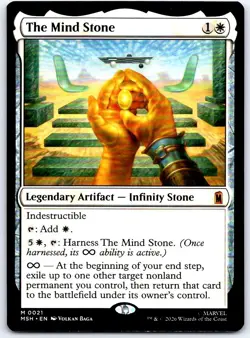 The Mind Stone 21 Mythic Marvel Super Heroes MTG NM/M - Image 1