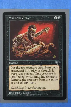 Shallow Grave - MTG - Mirage - Magic The Gathering - Image 1
