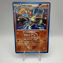 Infernape 17/135 Plasma Storm Holo Rare Stage 2 130HP EN 2012 Theme - Image 1