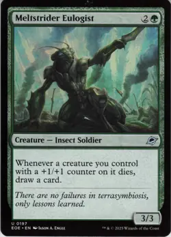 Meltstrider Eulogist U Edge of Eternities 197 NM MTG - Image 1
