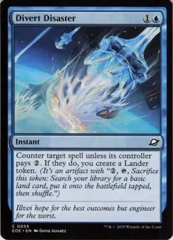 Divert Disaster C Edge of Eternities 55 NM Foil MTG - Image 1