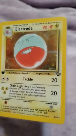 Electrode 2/64 LP 1st Edition Jungle Holo Rare Vintage Pokemon TCG Card 1999 - Image 2