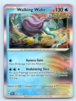 Walking Wake 063/167 Rare Twilight Masquerade Pokemon Holo Near Mint - Image 1
