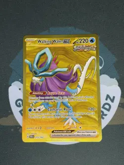 Pokemon TCG Walking Wake ex 215/162 Temporal Forces Hyper Rare NM - Image 1