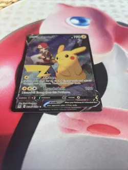 Pokemon TCG Pikachu V TG16/TG30 Lost Origin SWSH11 Full Art Holo UR EN - Image 2