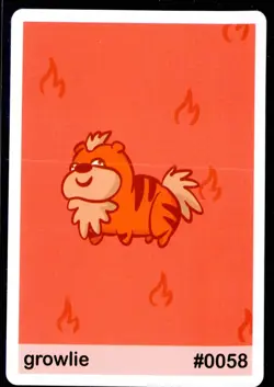 Growlie (Growlithe) #58 - Gen 1 Pookiemoot Fan Art - Pokemon - Image 1