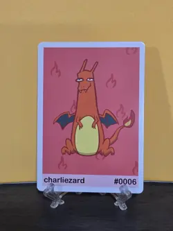 Charliezard (Charizard) #0006- Gen 1 Pookiemoot Fan Art - Pokemon - Image 1