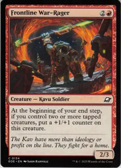 Frontline War-Rager C Edge of Eternities 134 NM MTG - Image 1