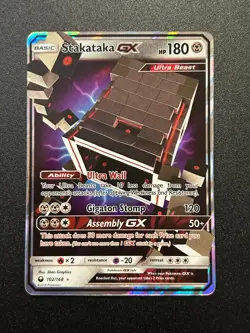 Pokemon TCG Stakataka GX 102/168 - NM - Celestial Storm - Image 1