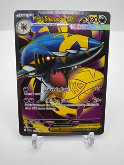 Mega Sharpedo ex 113/094 Ultra Rare Phantasmal Flames Pokemon Holo Near Mint - Image 1