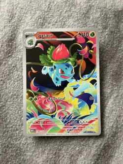 Pokemon TCG Mega Evolutions Ivysaur Illustration Rare Card 134/132 NM - Image 2