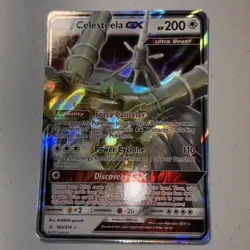 Celesteela GX - 163/214 - Pokemon Unbroken Bonds Sun & Moon Ultra Rare Card LP - Image 1
