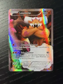 Landorus Full Art Pokemon TCG BW Black Star Promos BW43 MP - Image 1