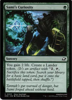 Sami's Curiosity C Edge of Eternities 203 NM MTG - Image 1