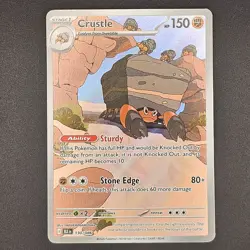 Pokemon TCG Crustle Illustration Rare Black Bolt 130/086 - Image 1