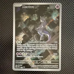 Pokemon TCG Mewtwo 052 SV 151 Black Star Promo Illustration Rare - Image 1