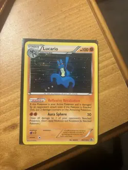 Lucario 80/113 Legendary Treasures Holo Holo Holo Rare Pokemon LP - Image 1