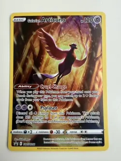 Pokemon TCG Galarian Articuno SWSH 282 Sword And Shield Black Star Promo - Image 1
