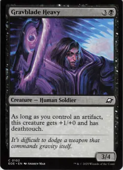 Gravblade Heavy C Edge of Eternities 102 NM MTG - Image 1