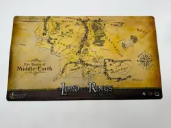 Middle Earth Lord Of The Rings Gaming/Desk Mat Pad LOTR MTG Map 23.5”x14”2017 - Image 2