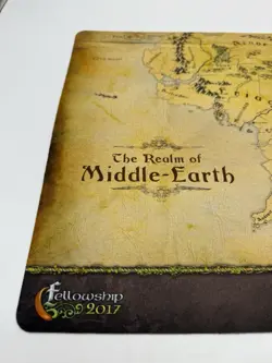 Middle Earth Lord Of The Rings Gaming/Desk Mat Pad LOTR MTG Map 23.5”x14”2017 - Image 4