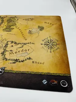 Middle Earth Lord Of The Rings Gaming/Desk Mat Pad LOTR MTG Map 23.5”x14”2017 - Image 5
