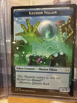 MTG Spider-Man Marvel Mysterio Master of Illusion + Illusion Villain Token Rare - Image 3