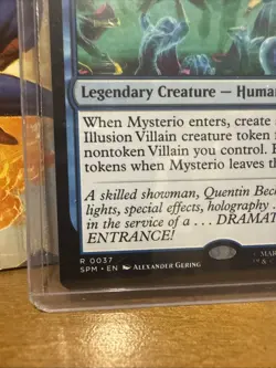 MTG Spider-Man Marvel Mysterio Master of Illusion + Illusion Villain Token Rare - Image 4