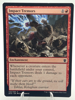 MTG Magic The Gathering Impact Tremors Card Regular Common 140/264 - Image 1
