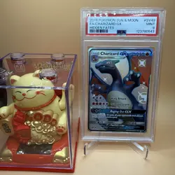 Pokemon Charizard GX Hidden Fates Full Art #SV49 PSA 9 Mint - Image 1